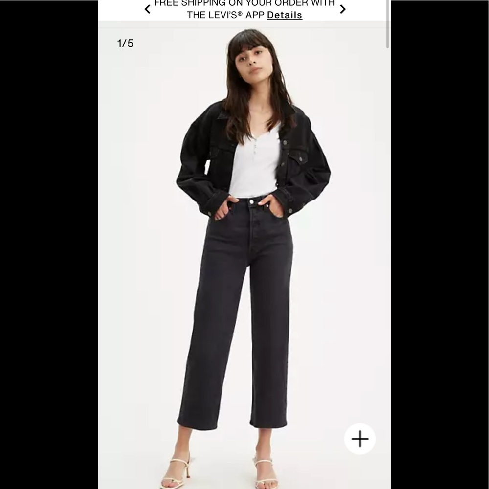 Levi’s Ribcage Straight Ankle Jeans